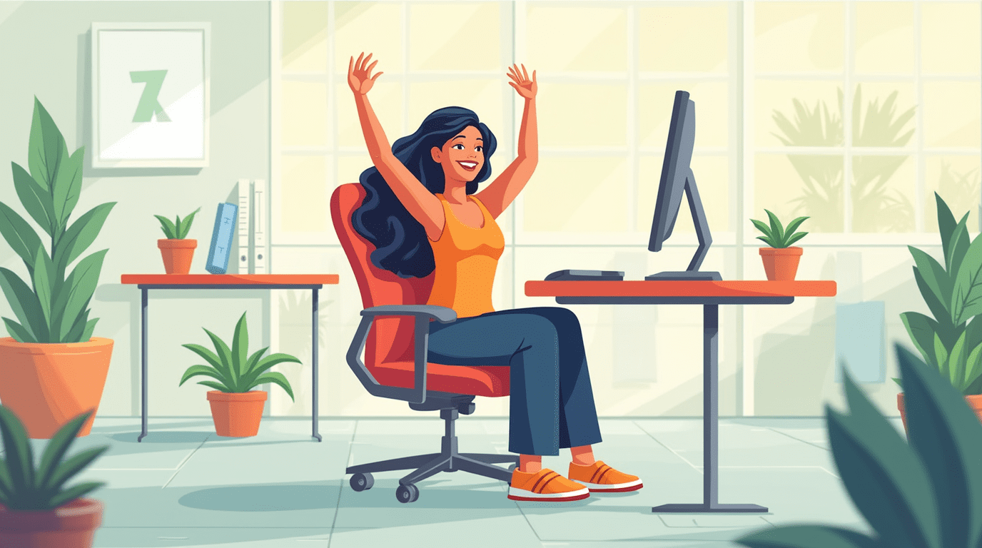 Thriving at the Desk Vital Exercises for Desk Workers